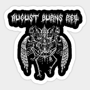 august burn ll darkness Sticker